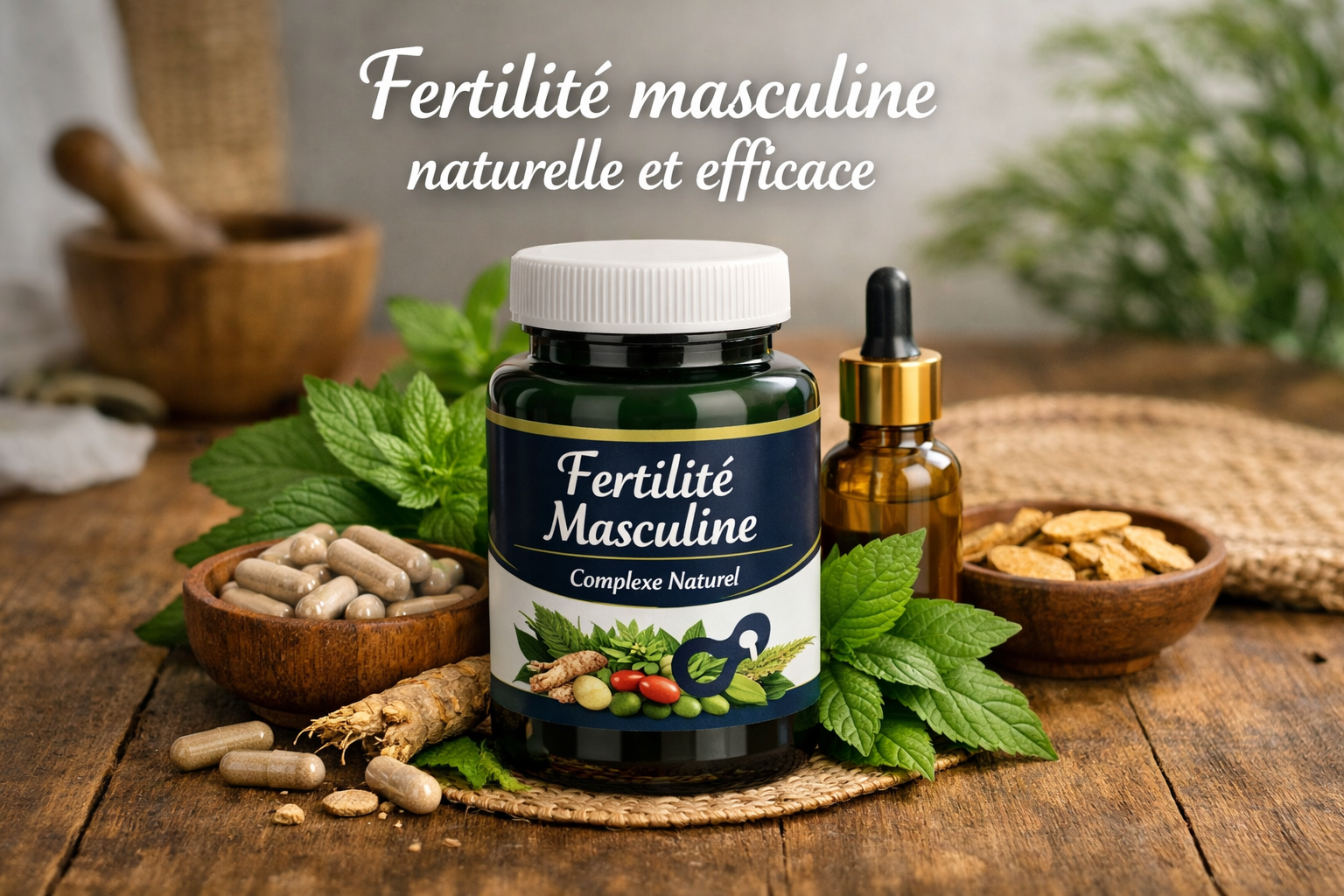 Kit de fertilité masculine – Formule 100 % naturelle